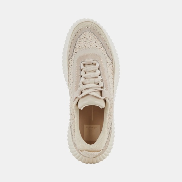 Dolce Vita Dolen Sneakers Platform Sandstone Knit - Picture 5 of 12